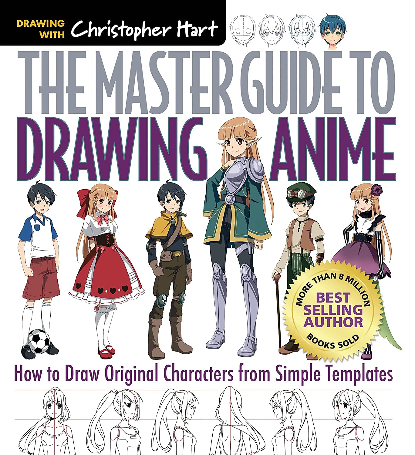 The Master Guide to Drawing Anime-How to Draw Original Characters from Simple Templates-Stumbit Arts